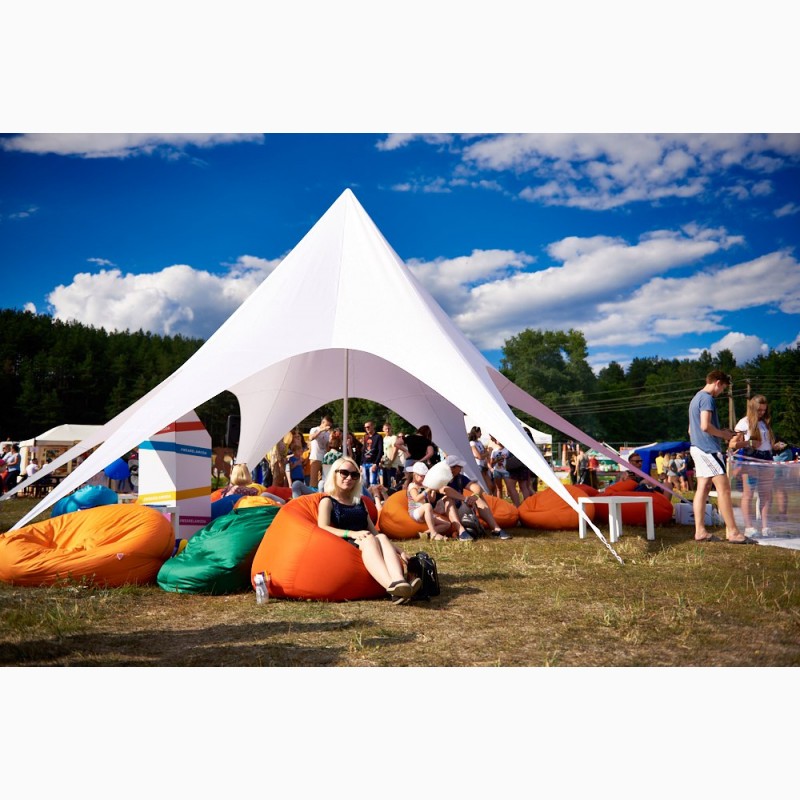 Фото 6. Палатка Звезда, купить шатер звезда 10х5 - Палатка открытого типа, для отдыха