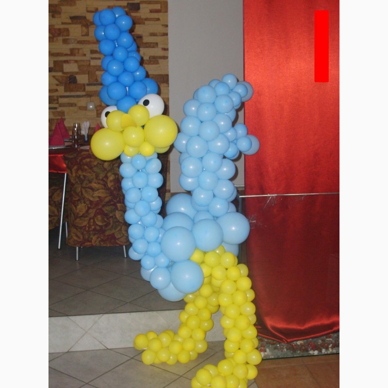 Фото 4. Фигура мультяшная из шаров для детей и взрослых