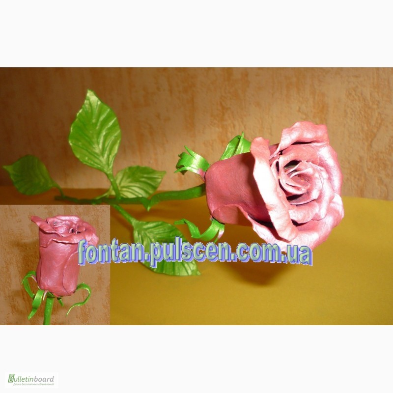 Фото 2. Кованые розы необычный подарок для девушки на новый год 8 марта Коана роза троянда
