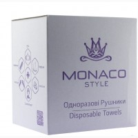 Одноразові Рушники складені ТМ Monaco Style, гладкі 40 х 70см
