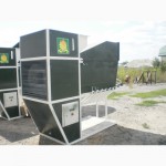 Безрешетний повітряний сепаратор для очищення і калібрування зерна