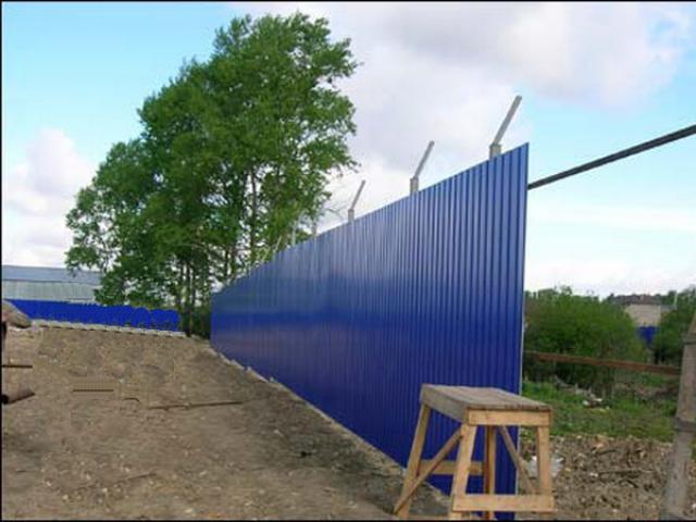 Фото 4. Синий забор. Профнастил. Цена. Купить. Одесса