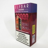 Електрона сигарета ELF BAR 23000 тяг 5% ( Кислі кавунові цукерки)