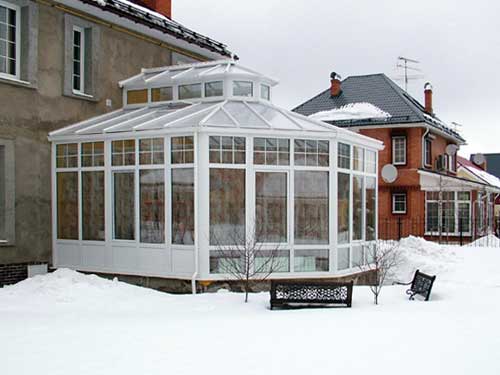 Остеклению зимнего сада тёплым алюминием с покраской от ООО Редвин Групп