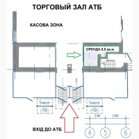 Здам в оренду 8, 9 м2 Коростень, вул. Героїв Чорнобиля, 2