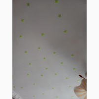 Звёзды на потолок, декора Зеленые 50 шт