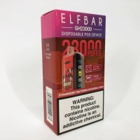 Електрона сигарета ELFBAR GH 5% на 23000 тяг (Полунично-Кавунова жувальна гумка)