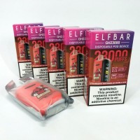 Електрона сигарета ELFBAR GH 5% на 23000 тяг (Полунично-Кавунова жувальна гумка)