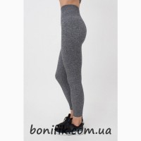 Женские меланжевые спортивные леггинсы LEGGINGS RIB MELANGE