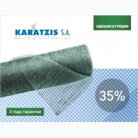 Сетка затеняющая Karatzis зеленая (6х50) 35%