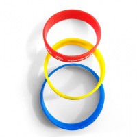 Силиконовые браслеты с нанесением краски в 1 цвет от 100 шт