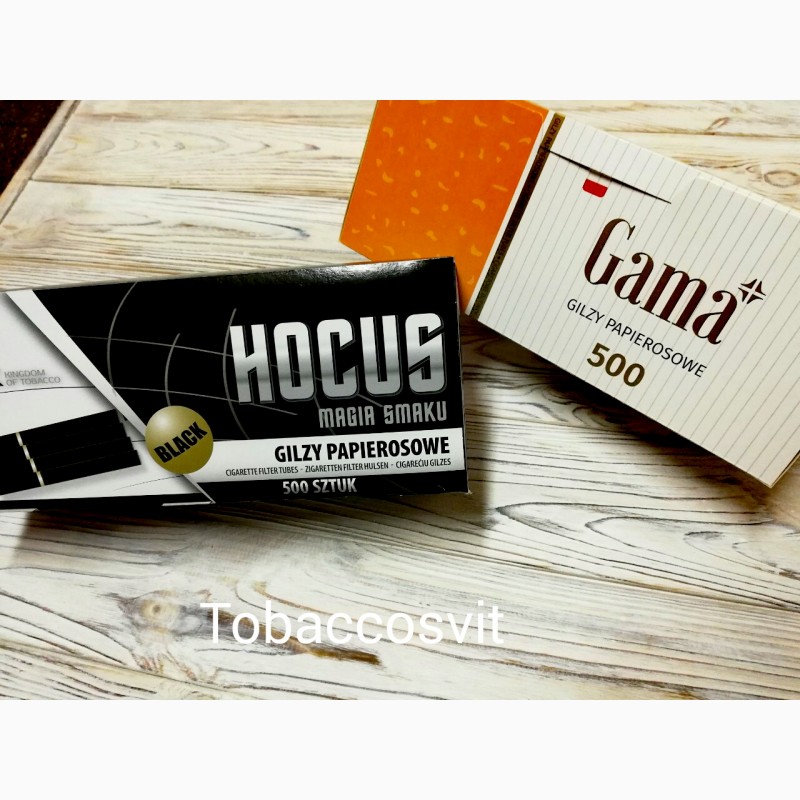 Фото 6. Гильзы для сигарет Набор HOCUS Black + 2 HOCUS Menthol
