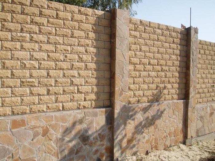 Фото 4. Фасадно стеновой паркет из песчаника со сколом