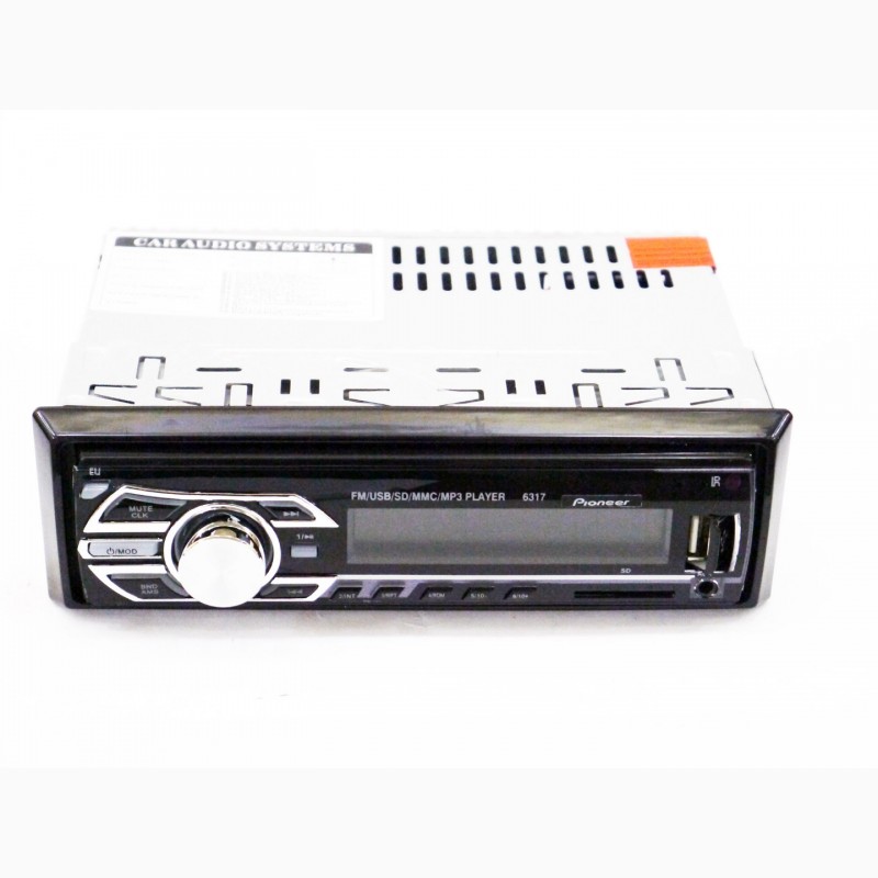 Фото 2. Автомагнитола Pioneer 6317 - MP3 Player, FM, USB, SD, AUX - RGB подсветка
