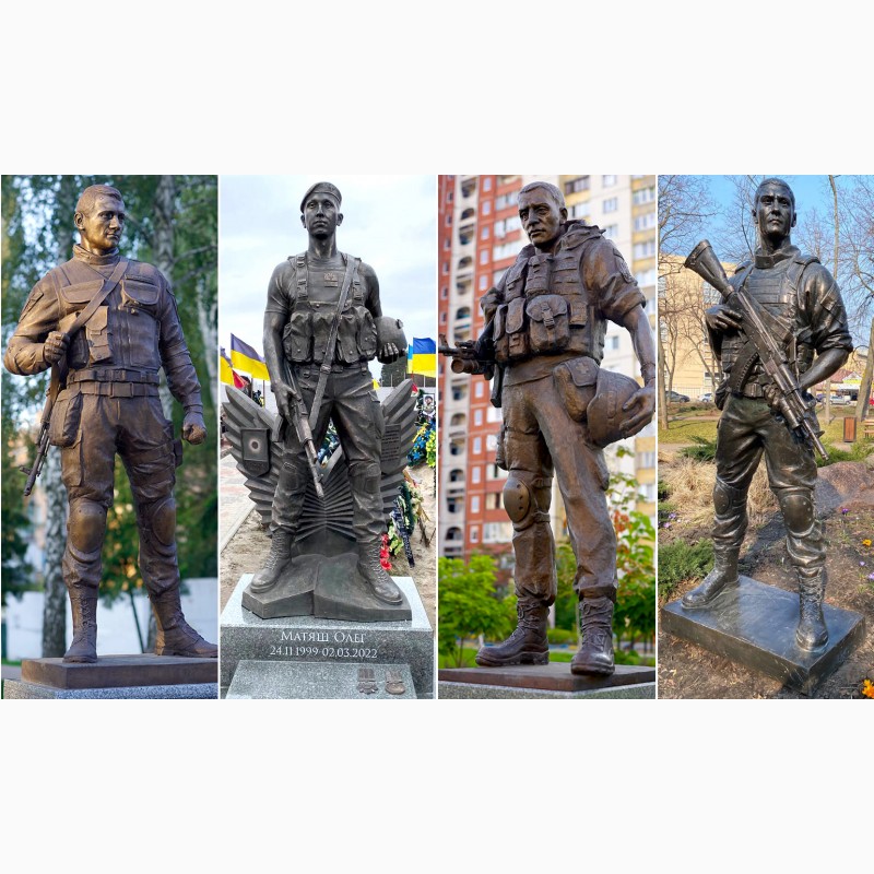 Фото 7. Уникальные памятники для военных солдат заказывайте у студии ОМИ