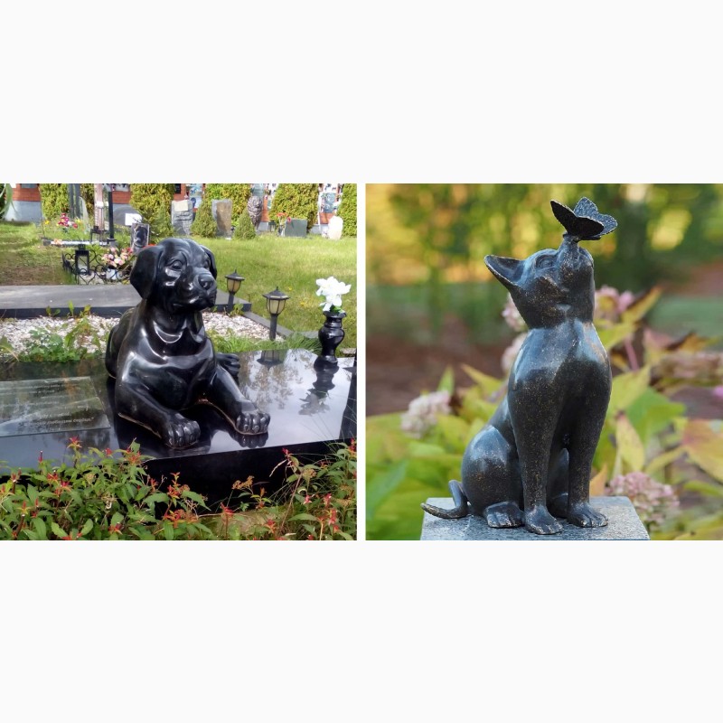Фото 4. Скульптурное надгробие для домашнего животного под заказ