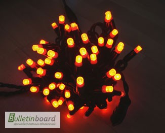 Фото 5. Светодиодная нить, световые нити, праздничная подсветка домов