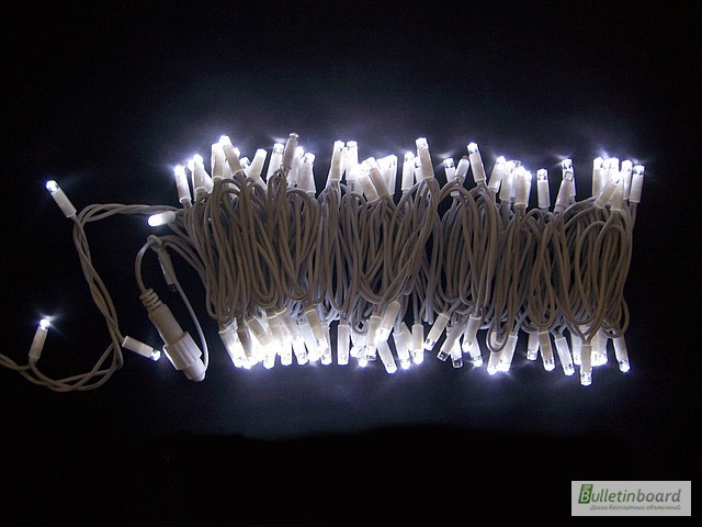 Фото 7. Светодиодная нить, световые нити, праздничная подсветка домов