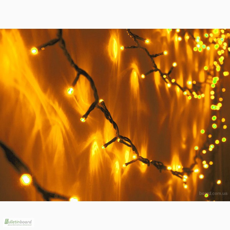 Фото 8. Светодиодная нить, световые нити, праздничная подсветка домов