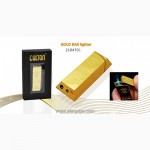 Зажигалка «Золотой слиток» оптом 2104701 металл газ пьезо Gold Bar