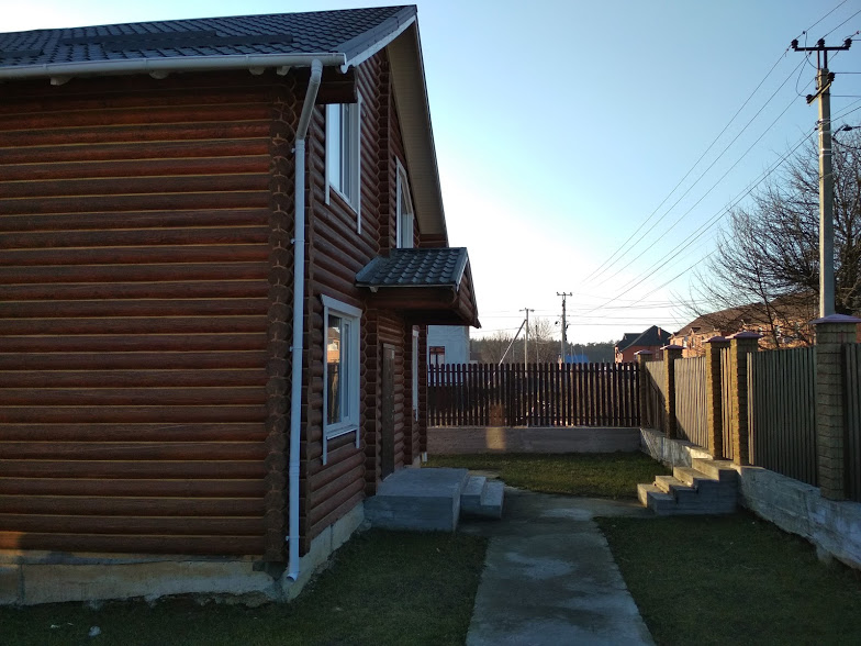 Фото 13. Продается деревянный дом-сруб в скандинавском стиле под Киевом