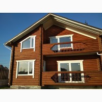 Продается деревянный дом-сруб в скандинавском стиле под Киевом