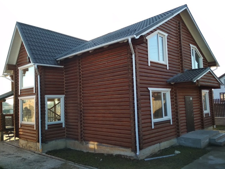 Фото 8. Продается деревянный дом-сруб в скандинавском стиле под Киевом