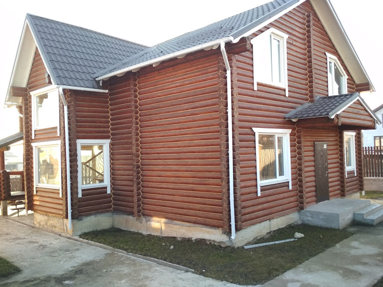Фото 9. Продается деревянный дом-сруб в скандинавском стиле под Киевом
