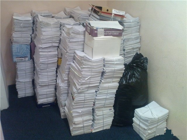 Фото 5. Прием, переработка (утилизация) и вывоз офисной бумаги, архивов (макулатуры) в Киеве