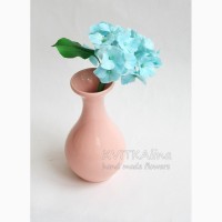 Подарок ручной работы - цветы ручной лепки в чашке
