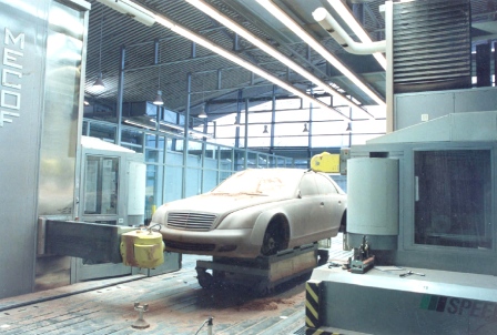 MECOF SPEEDSTYLE CNC фрезерный станок 1997, Поперечный ход 16.000 мм. Вертикальный ход 3