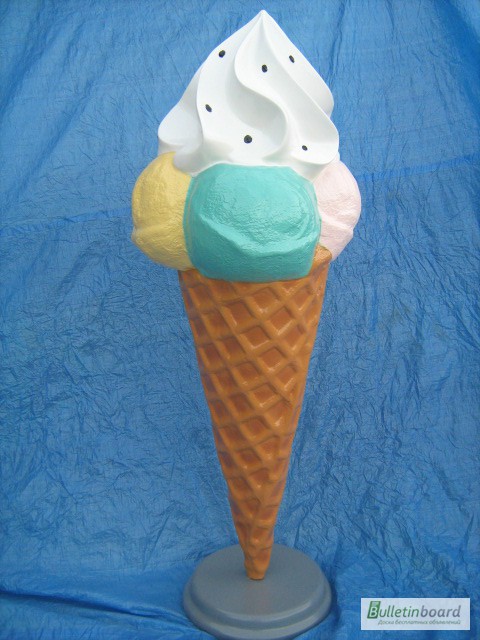 Фото 3. Мороженое рожок макет