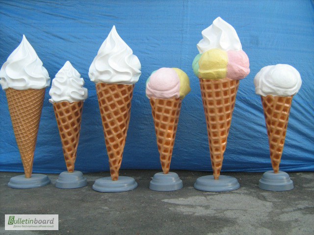Фото 4. Мороженое рожок макет
