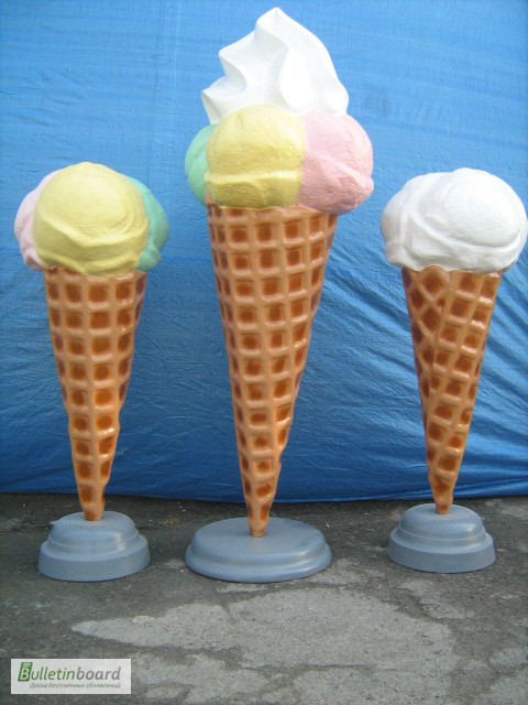 Фото 5. Мороженое рожок макет