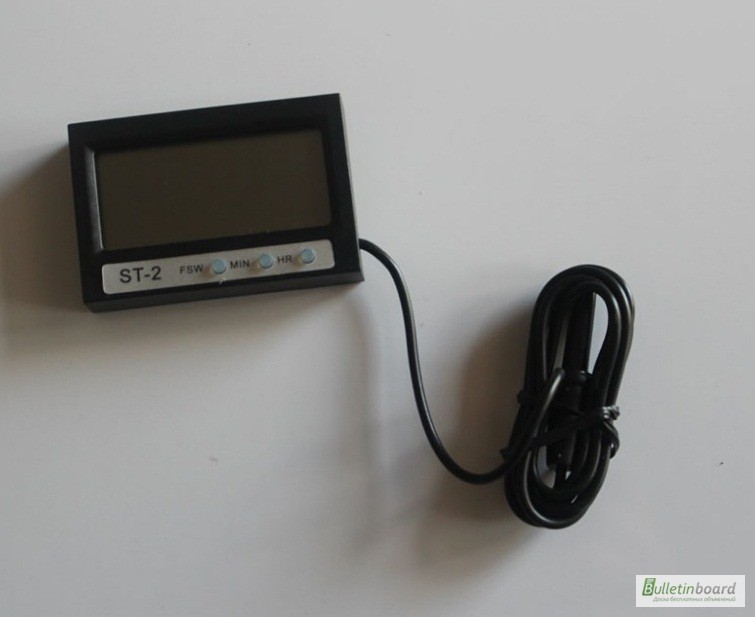 Фото 2. Термометр цифровой Elitech ST-2 ( -50 C. +70 C ) с двумя датчиками температуры, часами