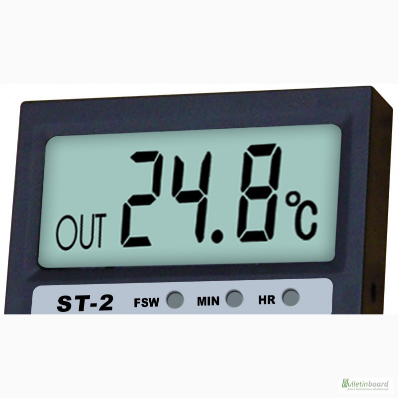 Фото 4. Термометр цифровой Elitech ST-2 ( -50 C. +70 C ) с двумя датчиками температуры, часами