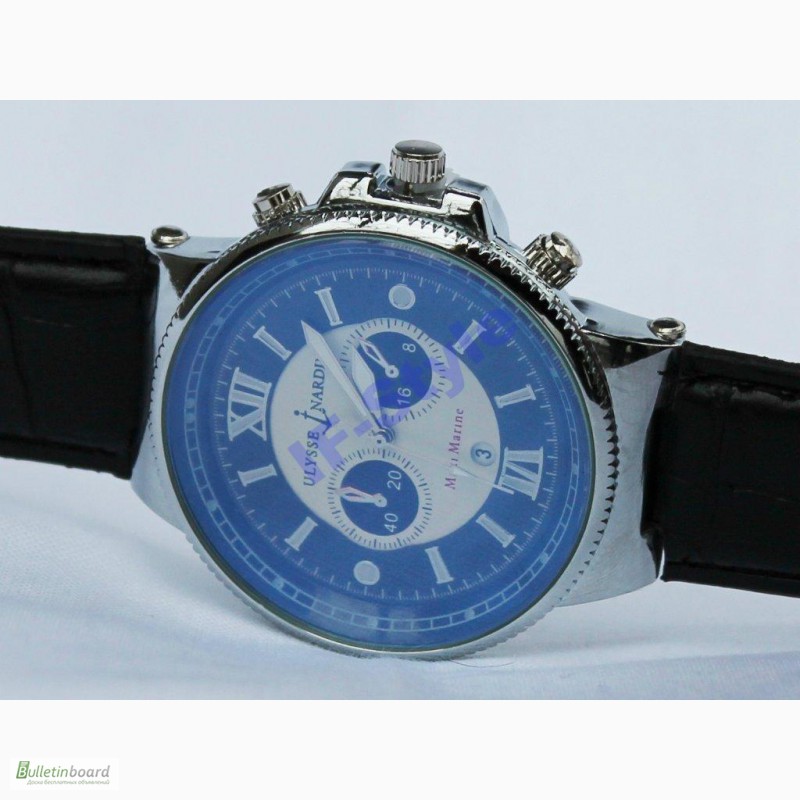 Фото 2. Мужские наручные часы Ulysse Nardin Maxi Marine, чёрный циферблат