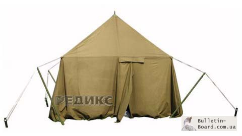 Фото 2. Палатка лагерная военная, навесы, тенты брезентовые