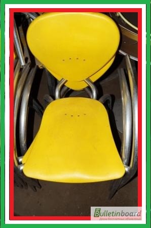 Фото 3. Пластиковые стулья дизайнерские б/у Simphony МВ Италия алюминиевый каркас