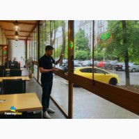 Скління ресторанів та кафе панорамними розсувними системами