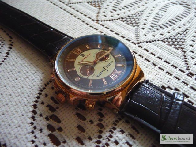 Фото 3. Мужские наручные часы Ulysse Nardin Maxi Marine коричневый циферблат