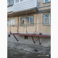 Пристрел балкона на первом этаже в Харькове БЕЗ ПОСРЕДНИКОВ