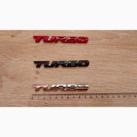 Наклейка на авто Turbo Металлическая турбо не ржавеют