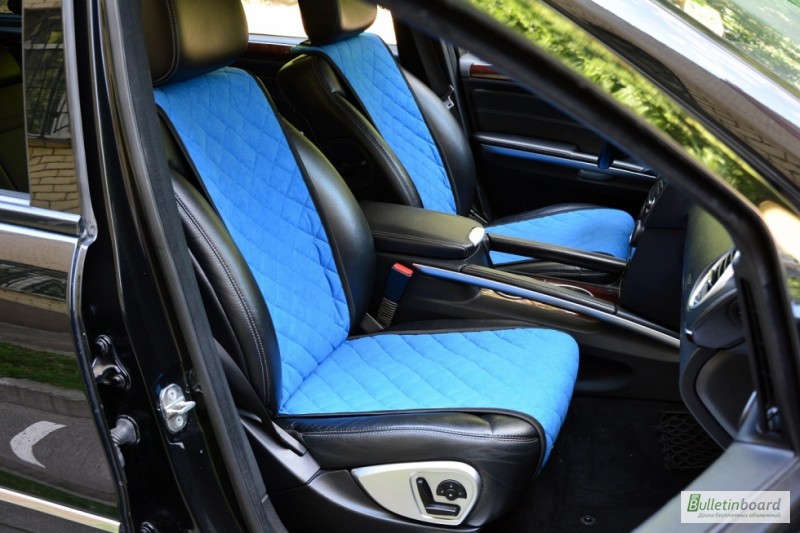 Фото 5. Чехлы на сиденья автомобиля. Полный комплект. Синий цвет