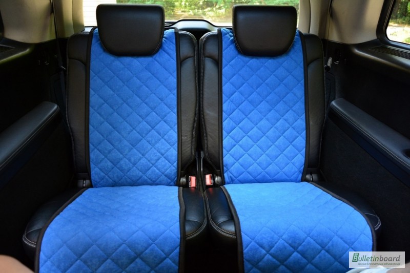 Фото 6. Чехлы на сиденья автомобиля. Полный комплект. Синий цвет