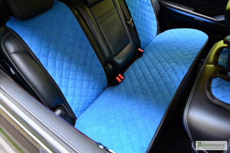 Фото 7. Чехлы на сиденья автомобиля. Полный комплект. Синий цвет