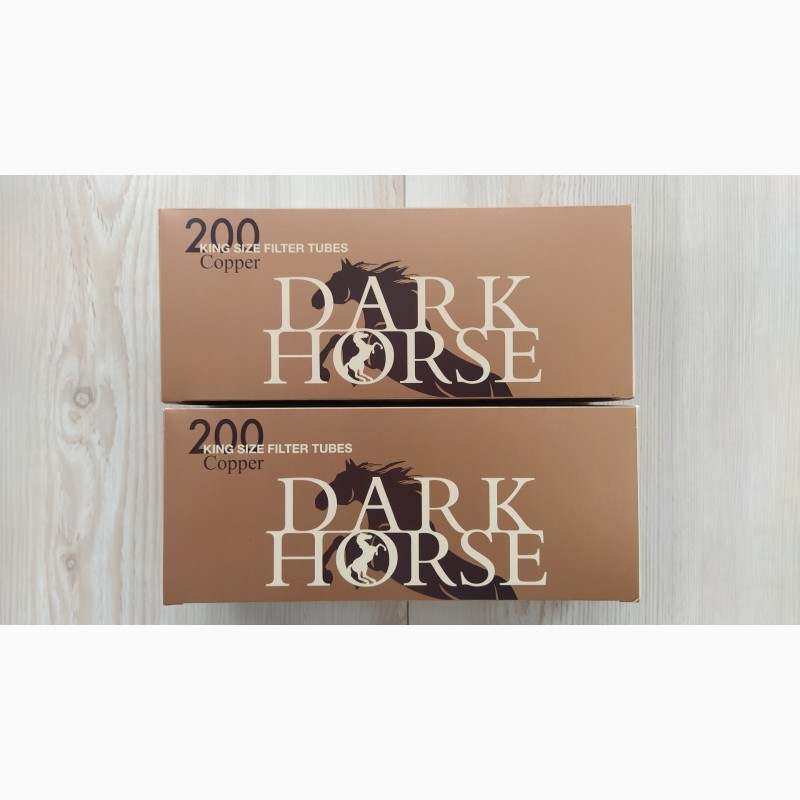 Фото 5. Сигаретные гильзы DARK HORSE Blakc, copper Edition (коричневые)