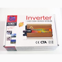 Перетворювач напруги(інвертор) UKC 12-220V 1000W gold