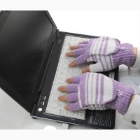 USB-перчатки с подогревом для работы за компьютером