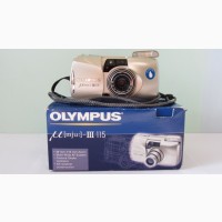 Фотоаппарат Olympus Mju III 115 zoom 38-115мм пленочный 35-мм.Новый